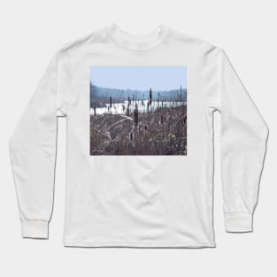 Cattails by the River Long Sleeve T-Shirt